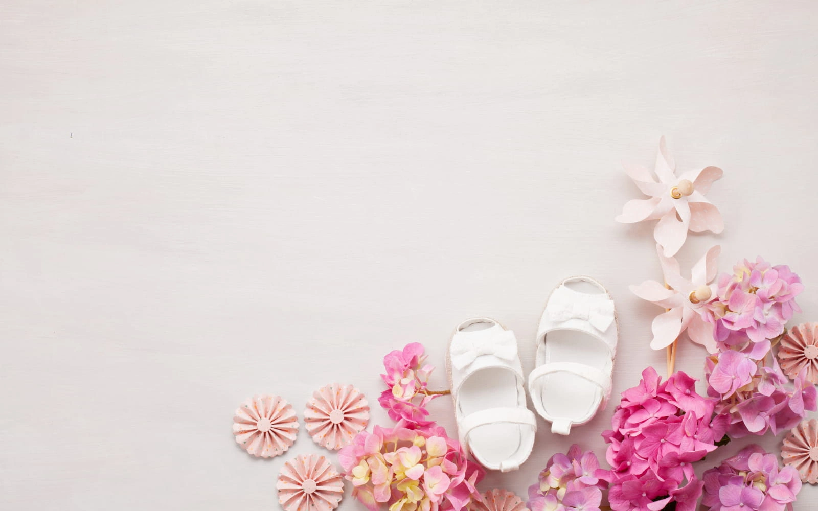 Baby Shower Çiçek Süslemeleri