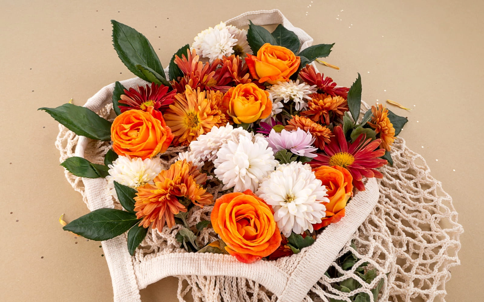 Çiçek Çantası Buketleri