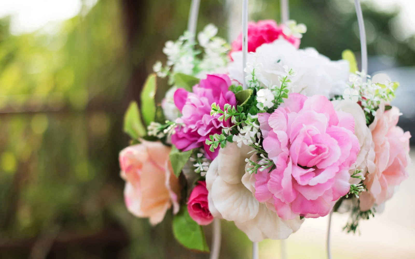 Kır Düğünü Yapay Çiçek Süsleme